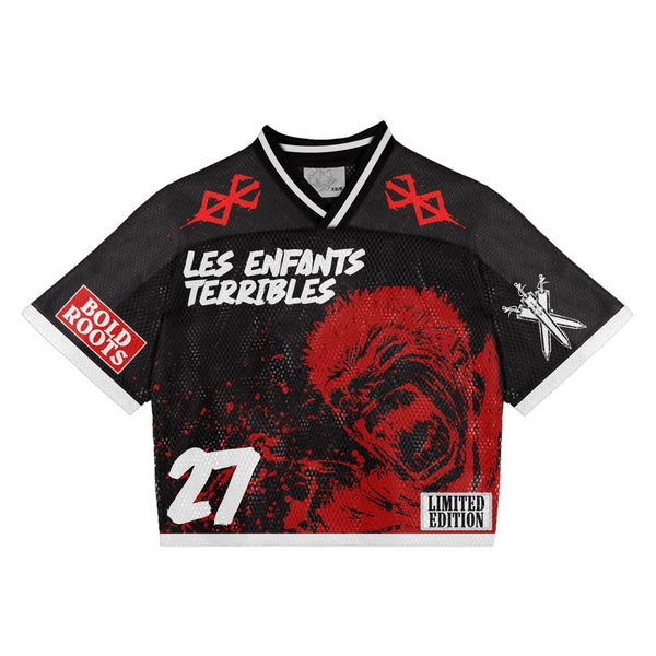 "LES ENFANTS TERRIBLES" BLOOD EDITION MESH JERSEY